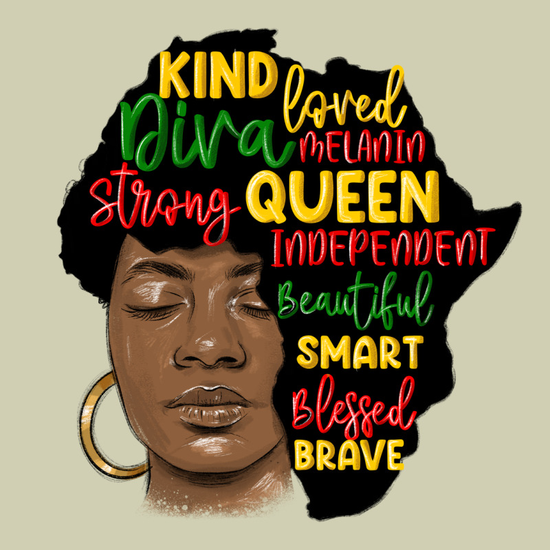 Black Woman Africa Silhouette Heavy Core Tee by MaliasSmallBusiness | Teevron