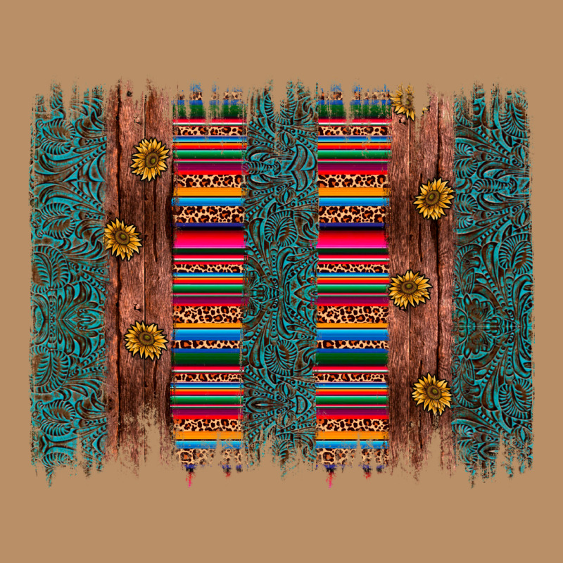 Sunflower Serape Brush Stroke Vintage Hoodie by Artiststas | Teevron