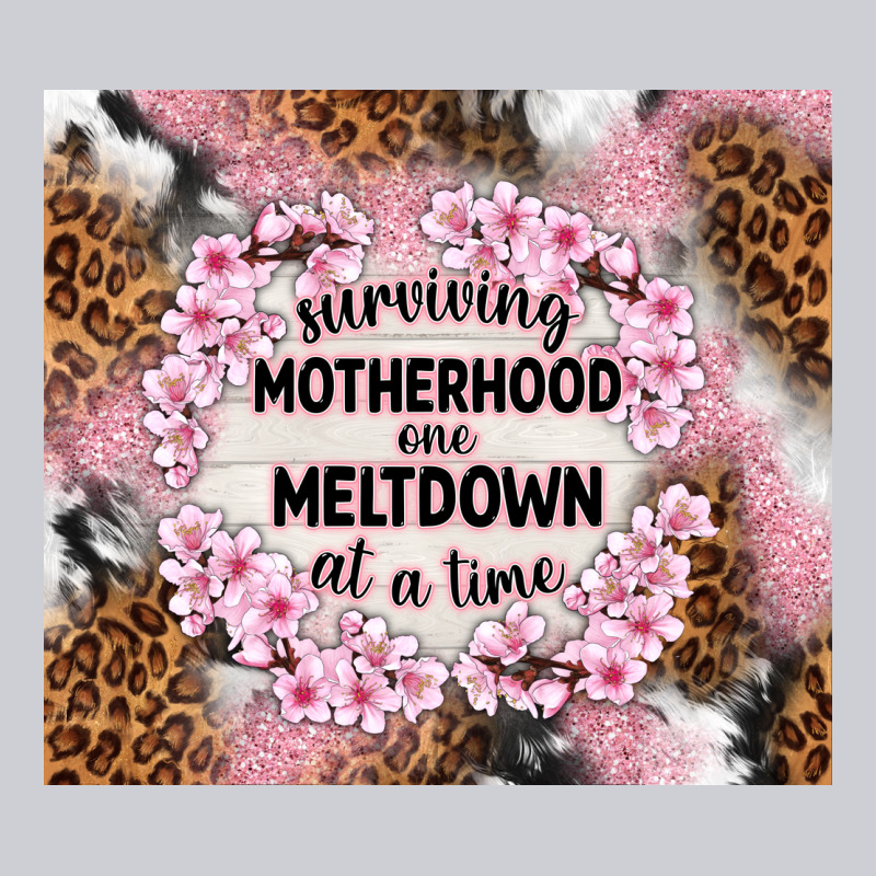 Surviving Motherhood One Meltdown At The Time Heavyweight Sweatshirt by TumblerDesignByShophia | Teevron