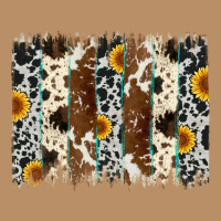 Sunflower Cowhide Brush Stroke Vintage Hoodie | Teevron