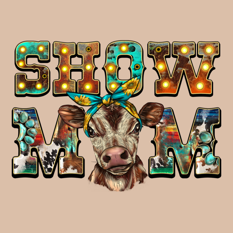 Show Mom Brown Calf Urban Heavy Tee by BarkalooDesign | Teevron
