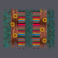 Sunflower Serape Brush Stroke Vintage Hoodie | Teevron