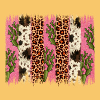 Cactus Leopard Cowhide Brush Stroke Vintage Hoodie | Teevron