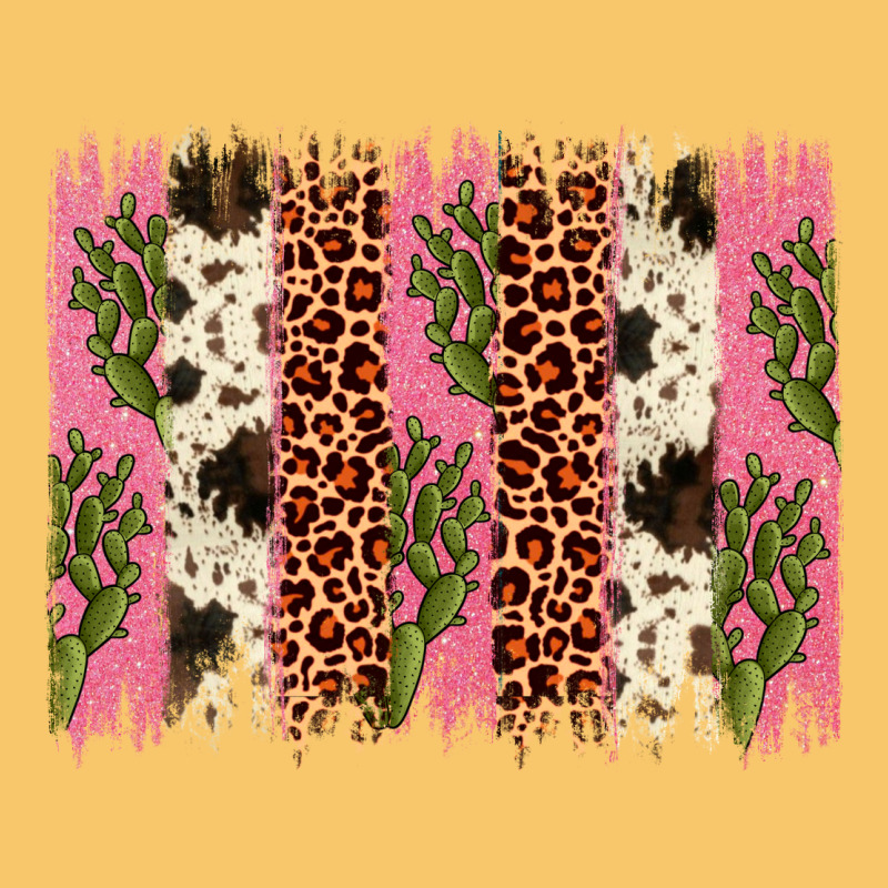 Cactus Leopard Cowhide Brush Stroke Vintage Hoodie by Artiststas | Teevron