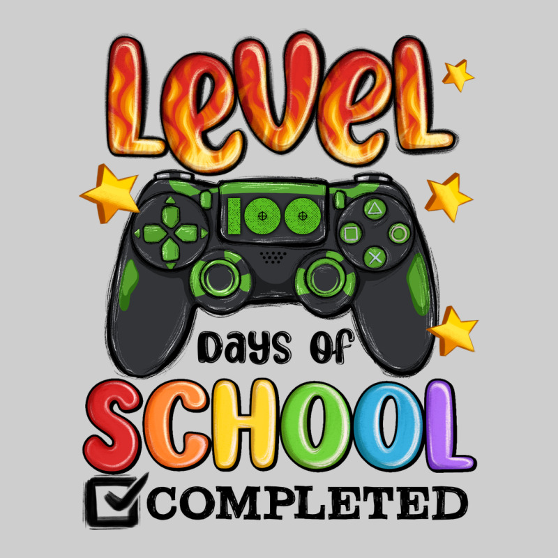 Level 100 Days Of School Completed Premium Tee by MaliasSmallBusiness | Teevron