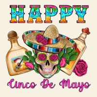 Happy Cinco De Mayo Mexican Skull Tequila Bottle Roses Cactus Vintage Tee | Teevron