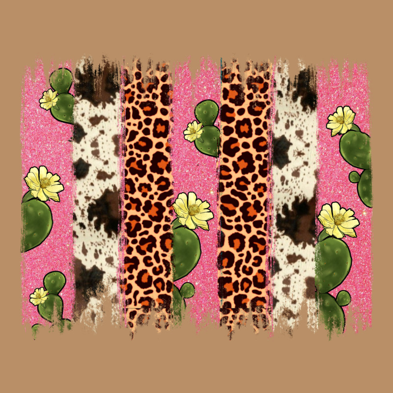 Cactus Leopard Cowhide Brush Stroke Vintage Hoodie by Artiststas | Teevron