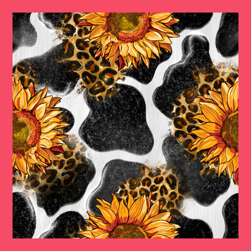 Cowhide Leopard Sunflower Seamless Pattern Premium Sweatshirt by BundleAndBundleShop | Teevron