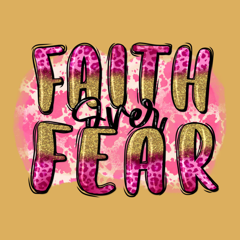 Faith Over Fear  Breast Cancer Awareness Premium Hoodie by FaDigitalArtStudio | Teevron