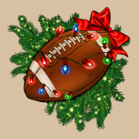 American Football Christmas With Lights And Ribbon Heavyweight Hoodie | Teevron