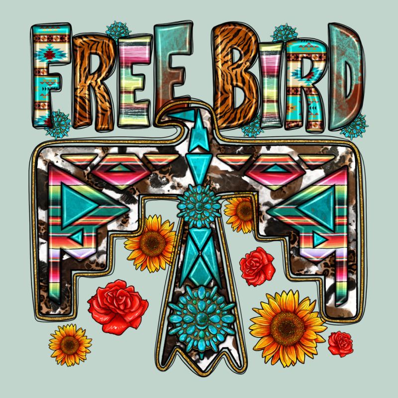 Western Free Bird Zipper Hoodie by OliviaCreatesArt | Teevron
