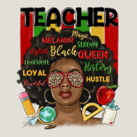 Black Woman Teacher Heavy Core Tee | Teevron