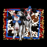 4th Of July Cows Holstein Cows Ladies Tee | Teevron