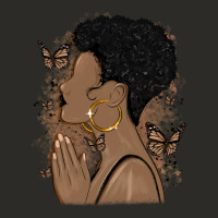 Black Woman Praying Heavy Core Tee | Teevron