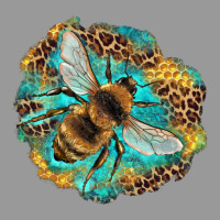 Leopard Honeycomb With Bee Vintage Hoodie | Teevron