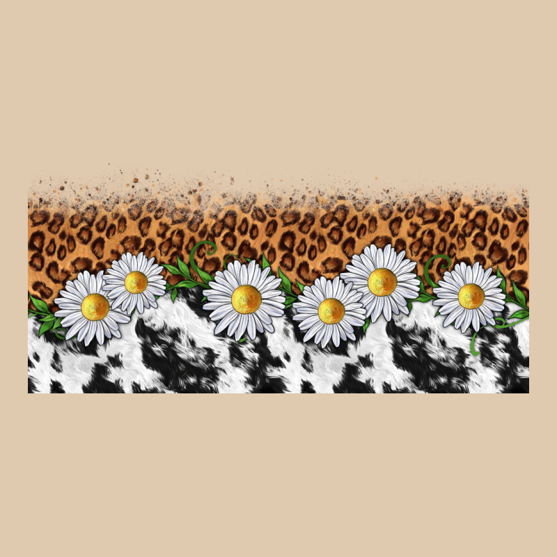 Cowhide Leopard Daisies Heavyweight Sweatshirt by TumblerDesignByShophia | Teevron