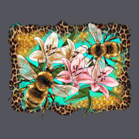 Bees And Lilies With Leopard Vintage Hoodie | Teevron