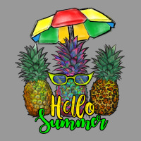 Hello Summer Pineapples Vintage Hoodie | Teevron