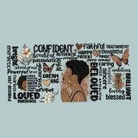 Black Woman Confident Heavy Core Tee | Teevron