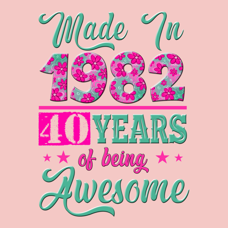 Made In 1982, 40 Years Of Being Awesome Urban Heavy Tee by Jasminsmagicworld | Teevron