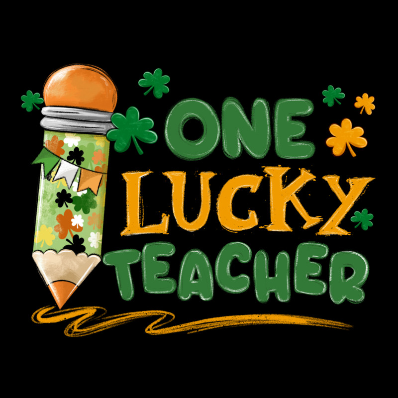 One Lucky Teacher Heavy Core Tee by MaliasSmallBusiness | Teevron