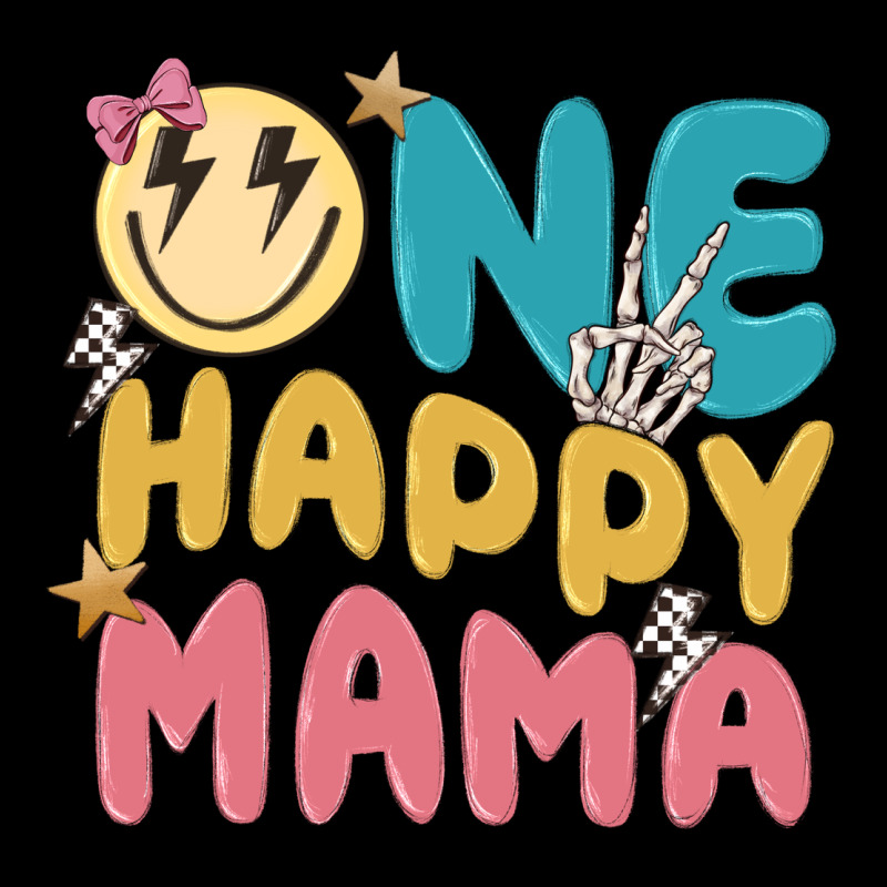 One Happy Mama Ladies Tee by MaliasSmallBusiness | Teevron