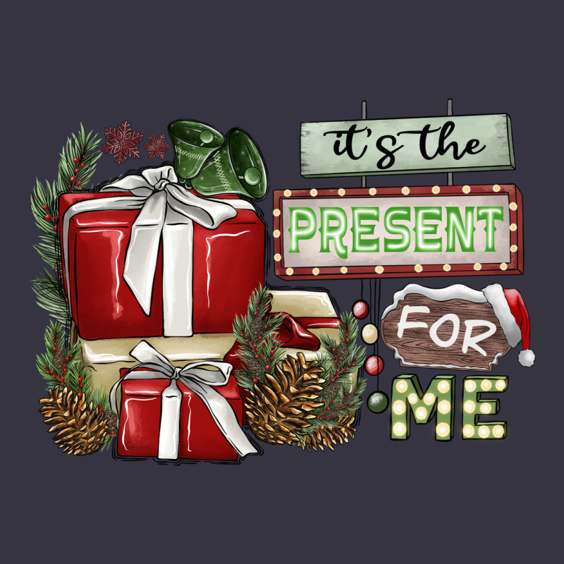 It's The Present For Me Vintage Hoodie by SublimationCraftShop | Teevron