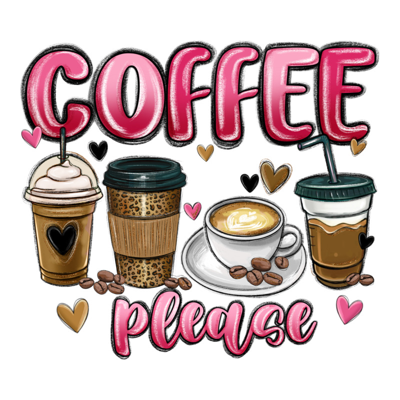 Coffee Please Premium Tee by MaliasSmallBusiness | Teevron