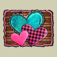 Valentine's Day Hearts Turquoise Heart Heavy Core Tee | Teevron