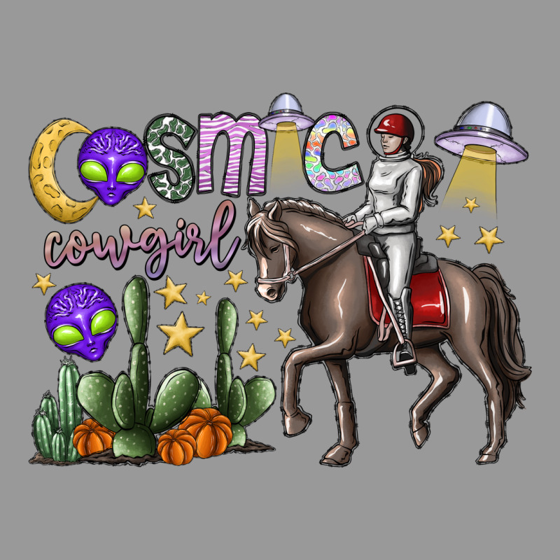 Cosmic Cowgirl Vintage Hoodie by SublimationCraftShop | Teevron