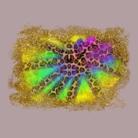 Colorful Glitter Leopard Background Vintage Hoodie | Teevron