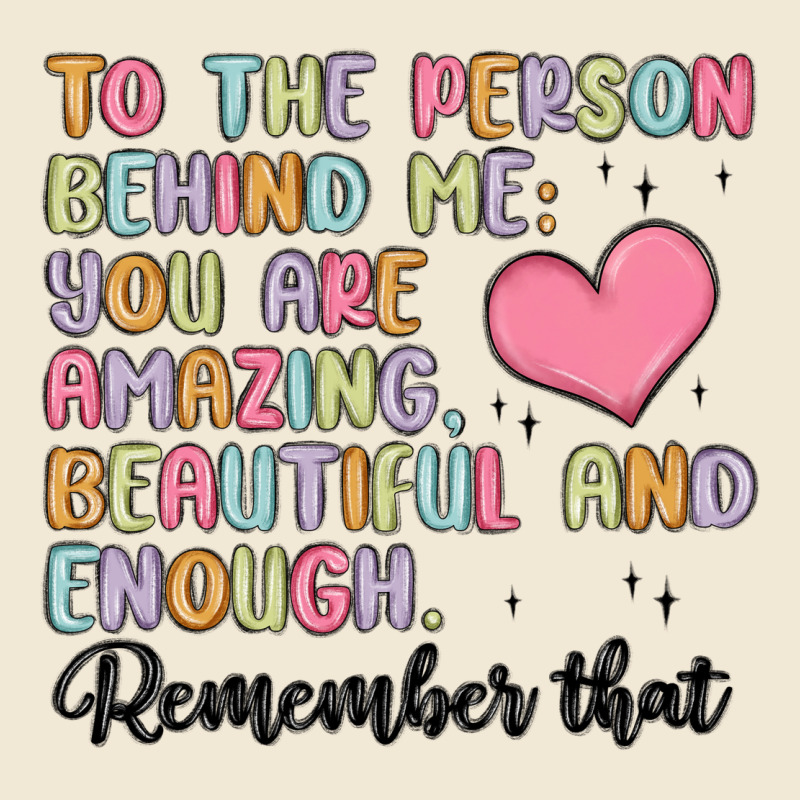 To The Person Behind Me Ladies Tee by MaliasSmallBusiness | Teevron
