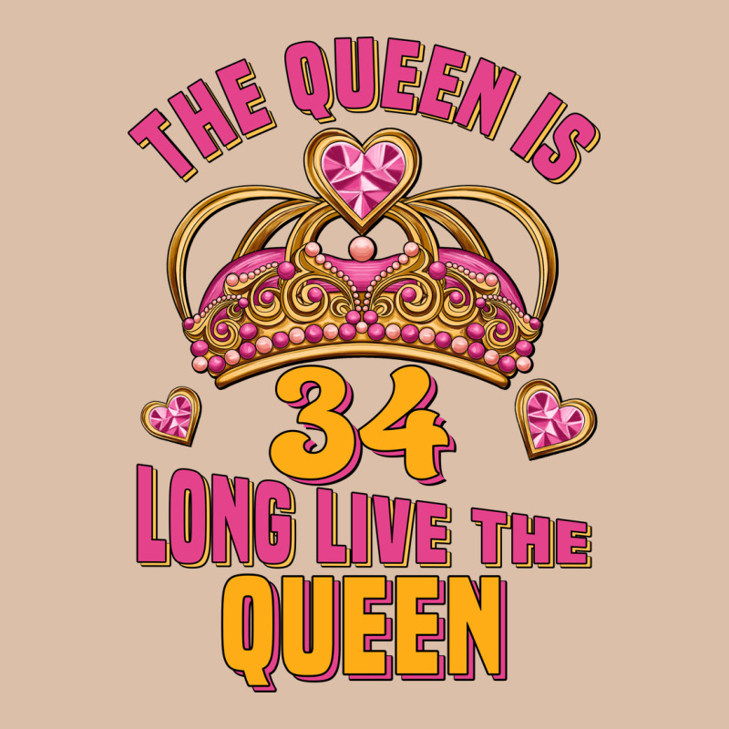 The Queen Is 34 Long Live The Queen Urban Heavy Tee by Jasminsmagicworld | Teevron