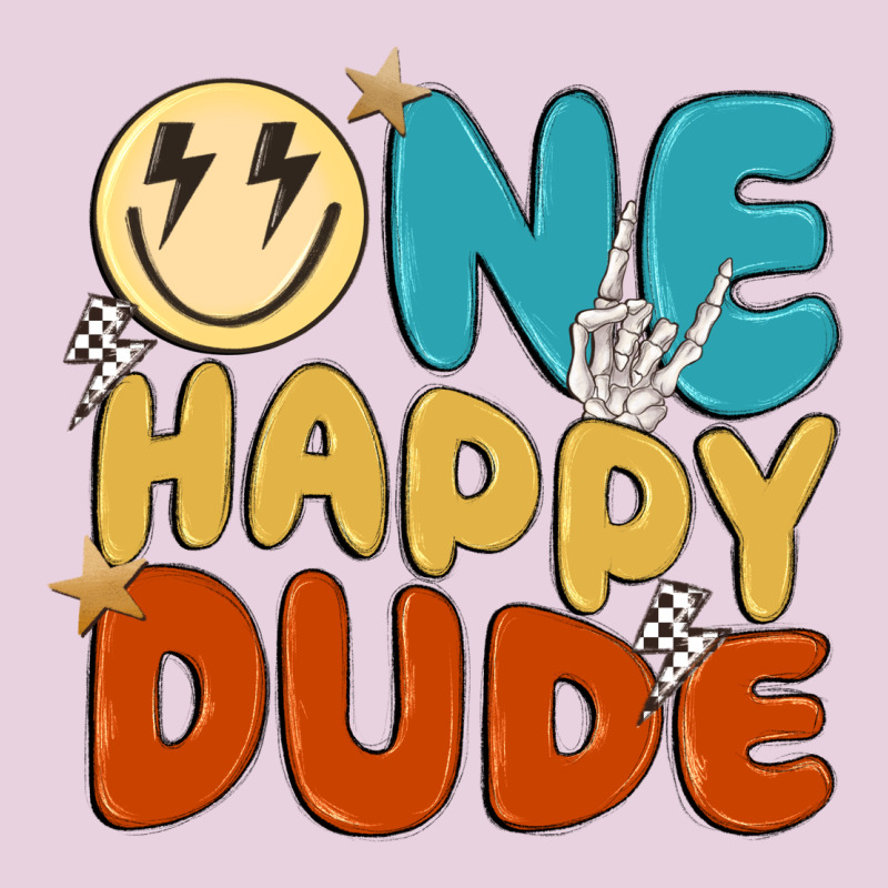 One Happy Dude Ladies Tee by MaliasSmallBusiness | Teevron