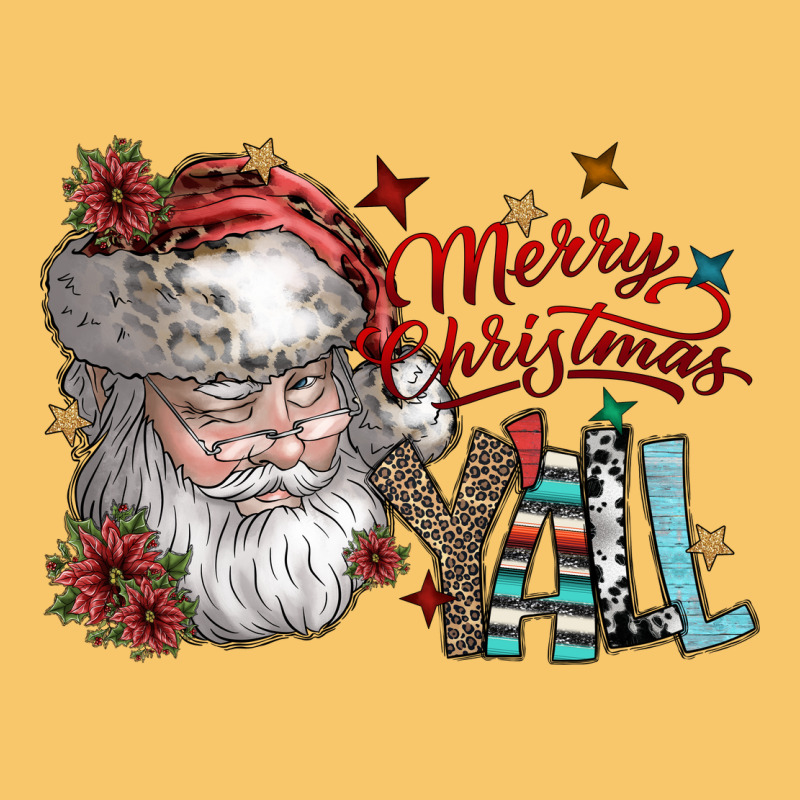 Merry Christmas Yall Vintage Hoodie by SublimationCraftShop | Teevron