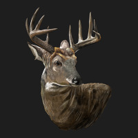 White Tailed Buck Deer Head Classic Tee | Teevron