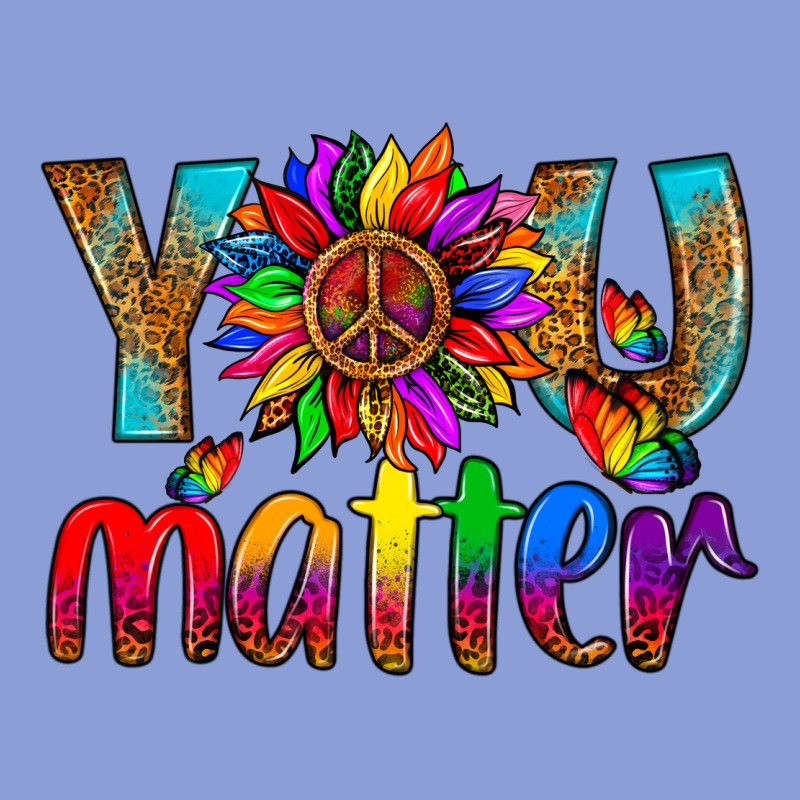 Lgbtq+ You Matter With Leopard Long Sleeve Tee by NancyCooperArtShop | Teevron