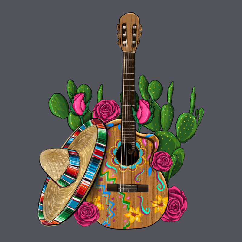 ,mexican Sombrero Guitar Rose Cactus Vintage Hoodie by Artiststas | Teevron