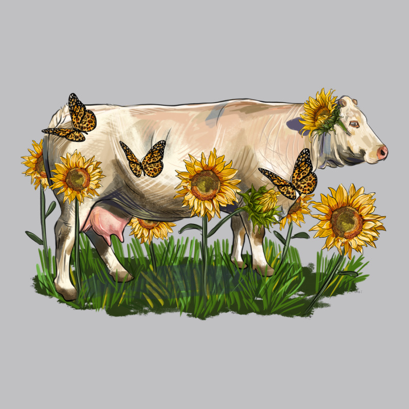 Charolais Cow With Sunflower Classic Tee by LillyAllenDesigns | Teevron
