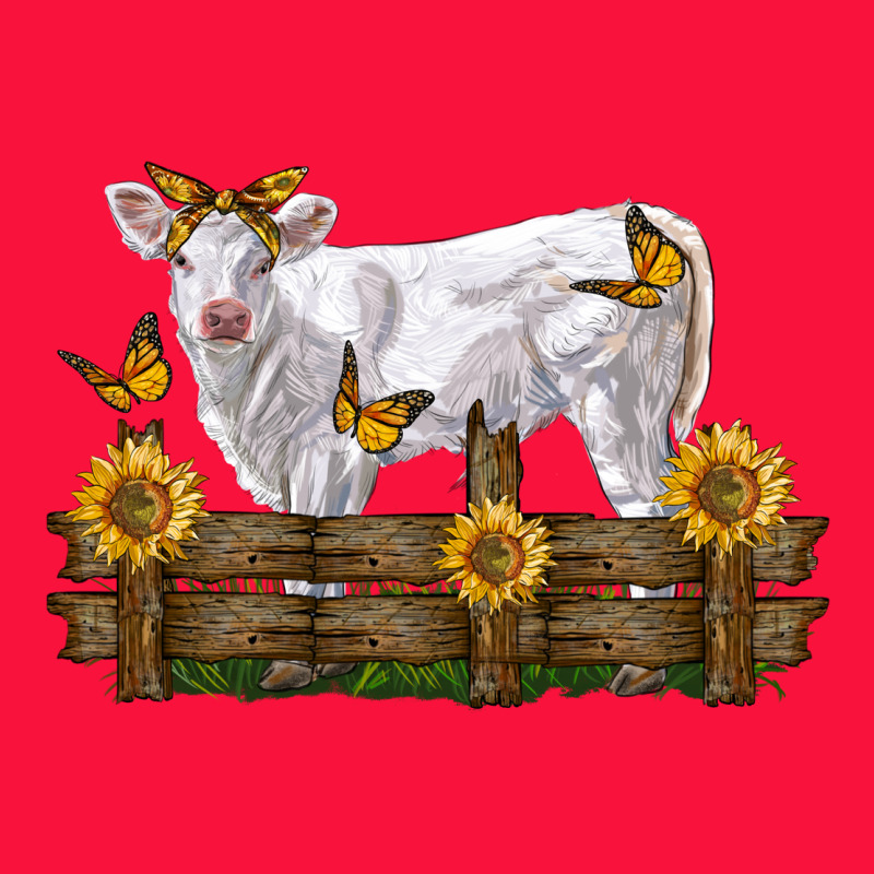 Charolais Calf With Sunflowers Classic Tee by LillyAllenDesigns | Teevron