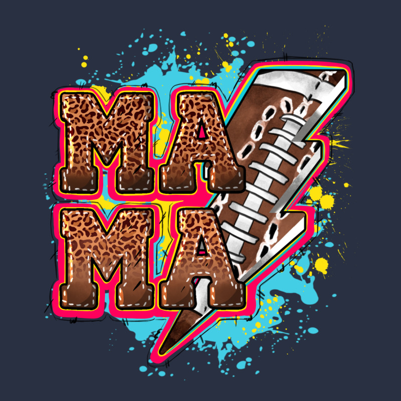 Mama Football Lightning Bolt Heavyweight Sweatshirt by HowdyJamesFarm | Teevron