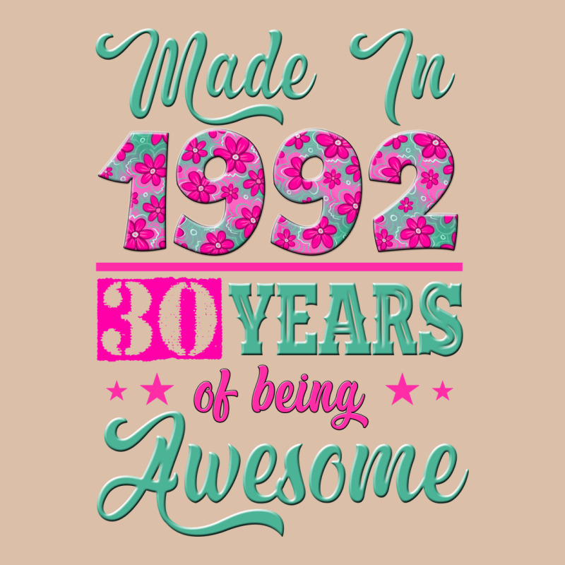 Made In 1992, 30 Years Of Being Awesome Urban Heavy Tee by Jasminsmagicworld | Teevron