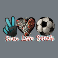 Peace Love Soccer Heavyweight Sweatshirt | Teevron