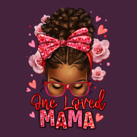 One Loved Mama Afro Messy Bun Long Sleeve Tee | Teevron
