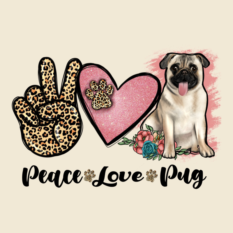 Peace Love Pug Premium Tee by JahusDesignShop | Teevron