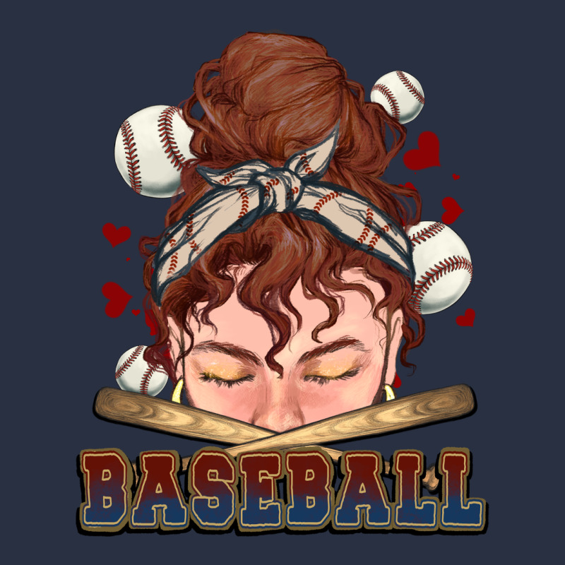 Messy Bun Baseball Heavyweight Sweatshirt by HowdyJamesFarm | Teevron