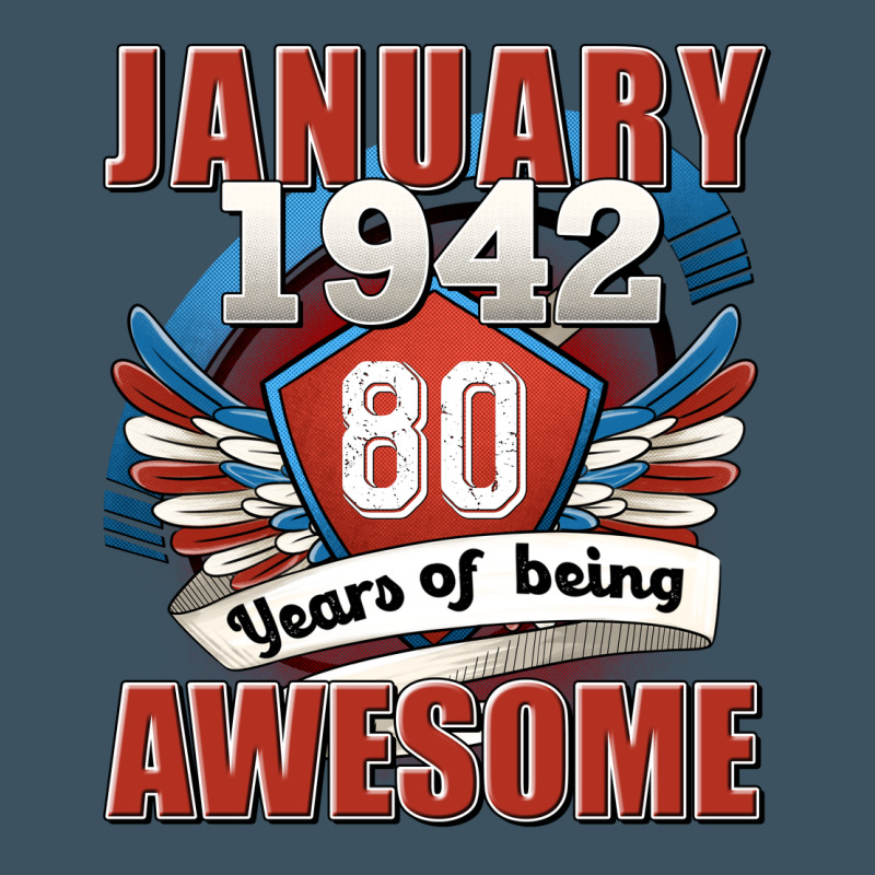 January 1942 80 Years Of Being Awesome Urban Heavy Tee by Jasminsmagicworld | Teevron