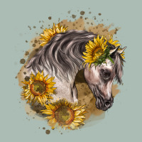 Arabian Horse With Sunflowers Classic Tee | Teevron