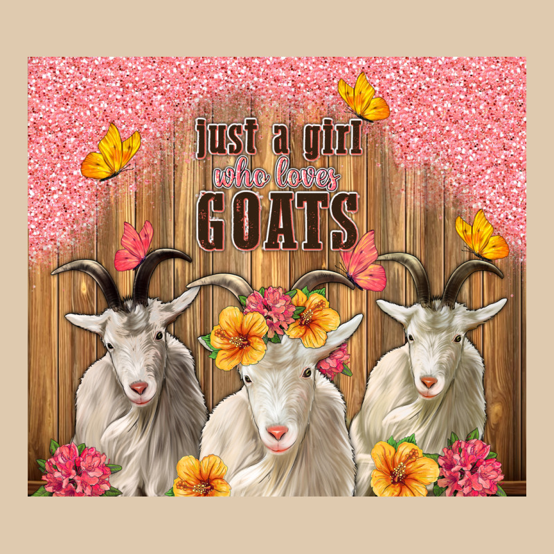 Just A Girl Who Loves Goats Tumbler Heavyweight Sweatshirt by TumblerDesignByShophia | Teevron