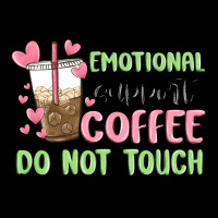 Emotional Support Coffee Do Not Touch Ladies Tee | Teevron